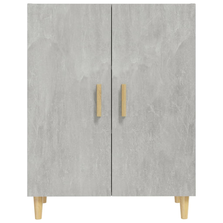 skænk 70x34x90 cm konstrueret træ betongrå
