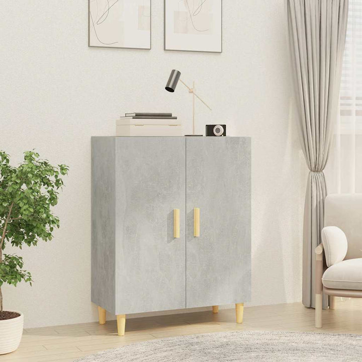 skænk 70x34x90 cm konstrueret træ betongrå