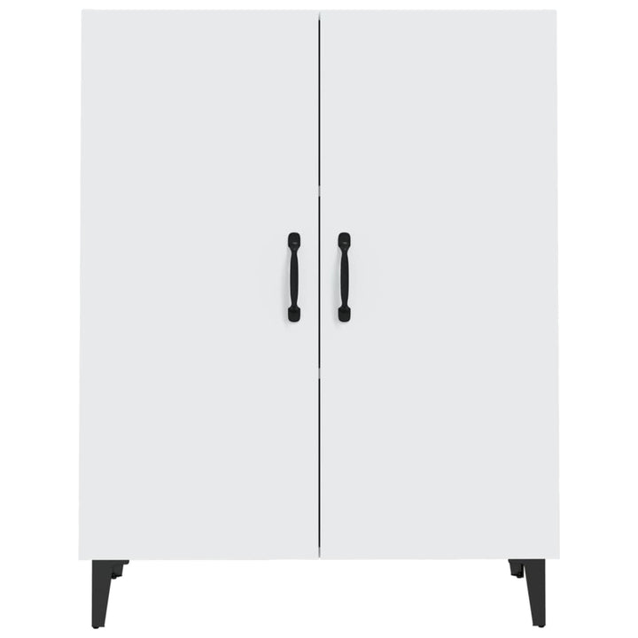 skænk 70x34x90 cm konstrueret træ hvid