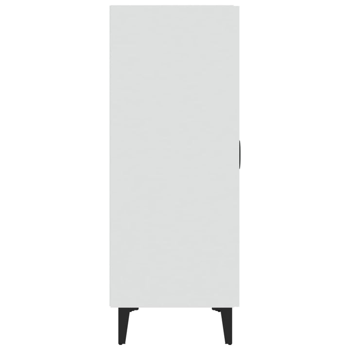 skænk 70x34x90 cm konstrueret træ hvid