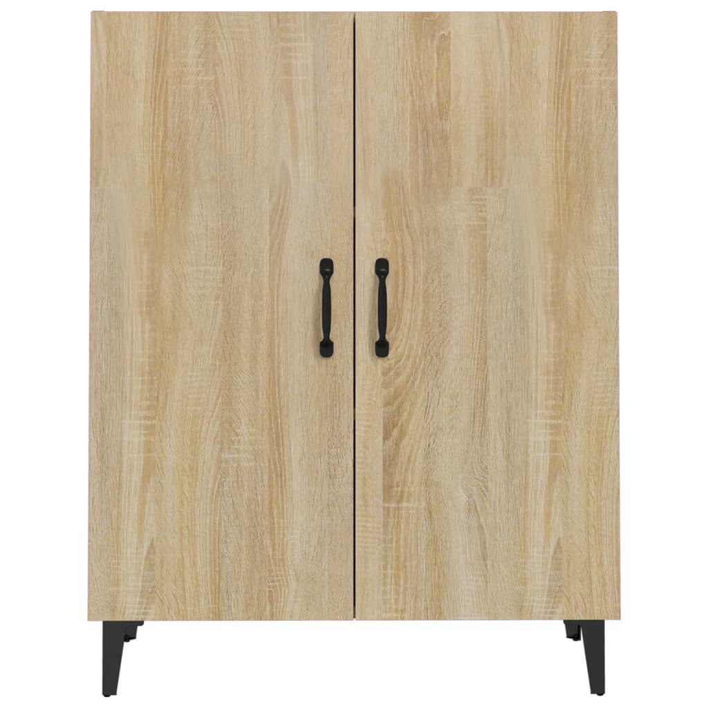 skænk 70x34x90 cm konstrueret træ sonoma-eg