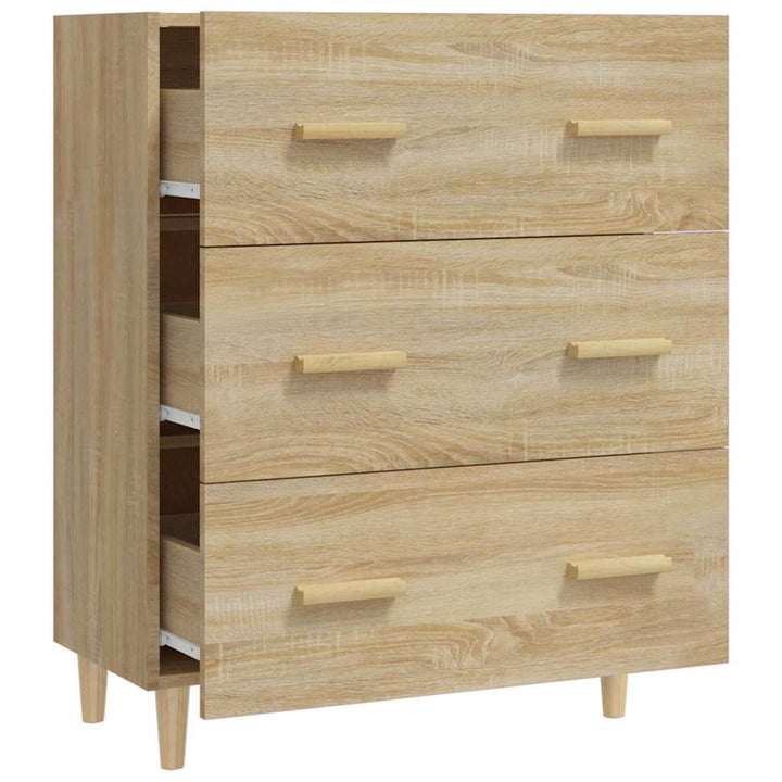 skænk 70x34x90 cm konstrueret træ sonoma-eg