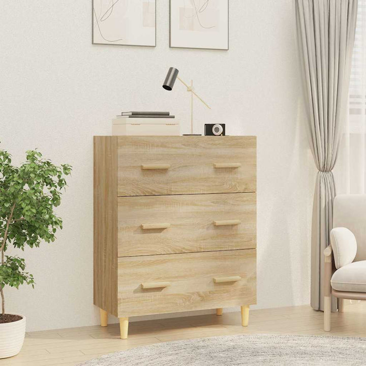 skænk 70x34x90 cm konstrueret træ sonoma-eg