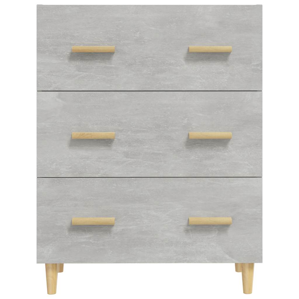 skænk 70x34x90 cm konstrueret træ betongrå