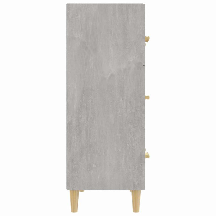 skænk 70x34x90 cm konstrueret træ betongrå