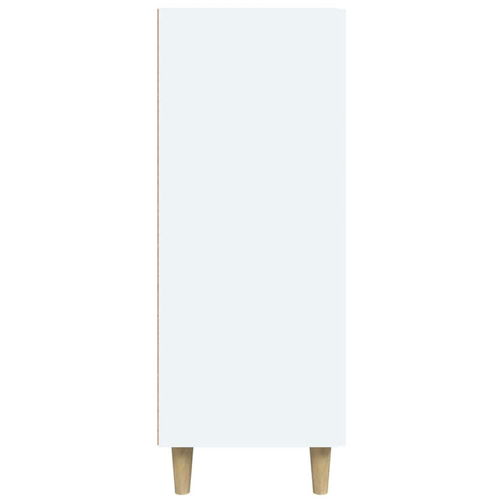 skænk 69,5x34x90 cm konstrueret træ hvid