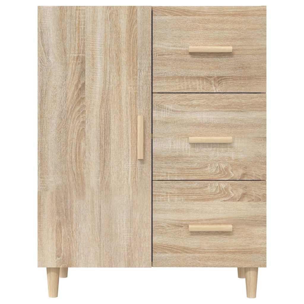 skænk 69,5x34x90 cm konstrueret træ sonoma-eg