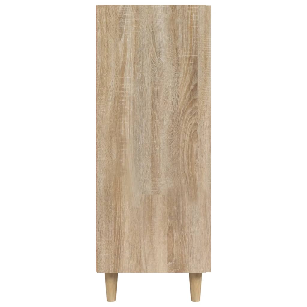 skænk 69,5x34x90 cm konstrueret træ sonoma-eg