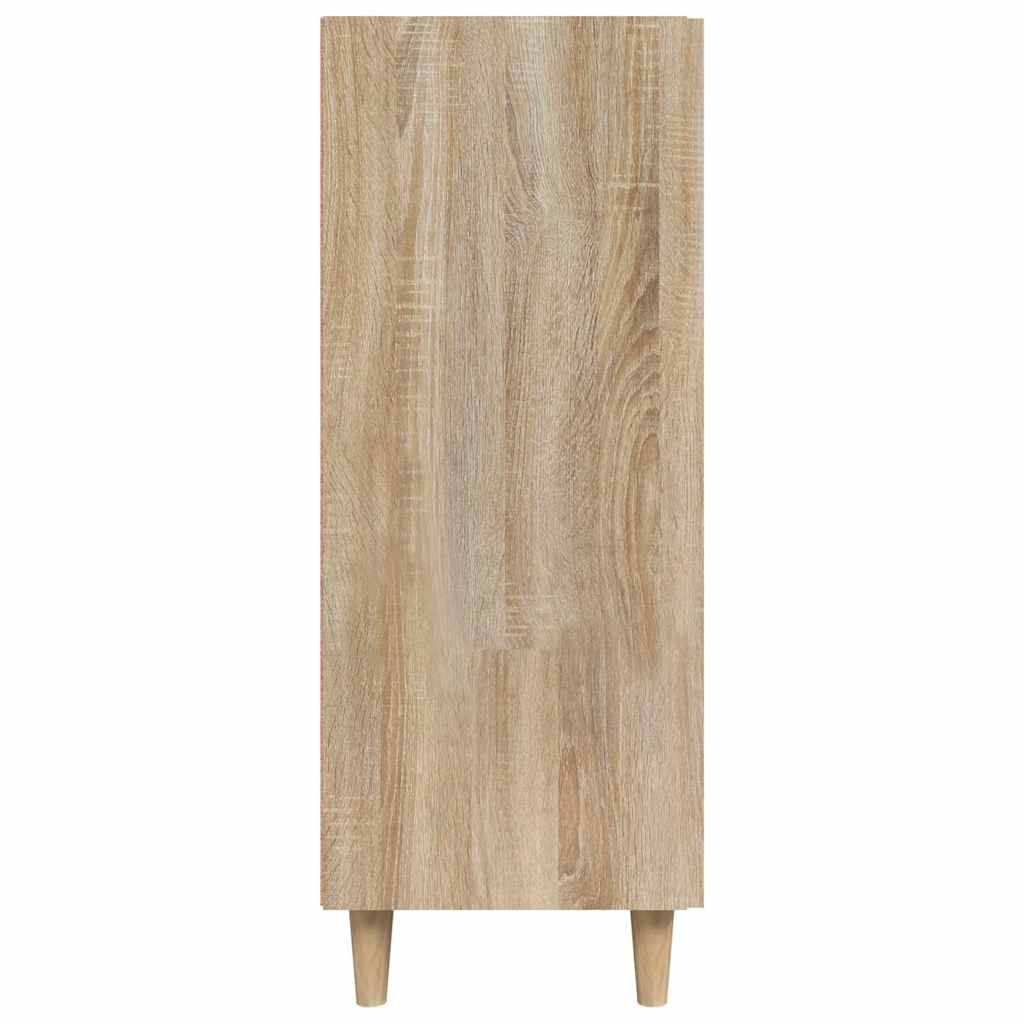 skænk 69,5x34x90 cm konstrueret træ sonoma-eg