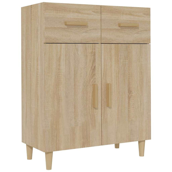 skænk 69,5x34x89 cm konstrueret træ sonoma-eg