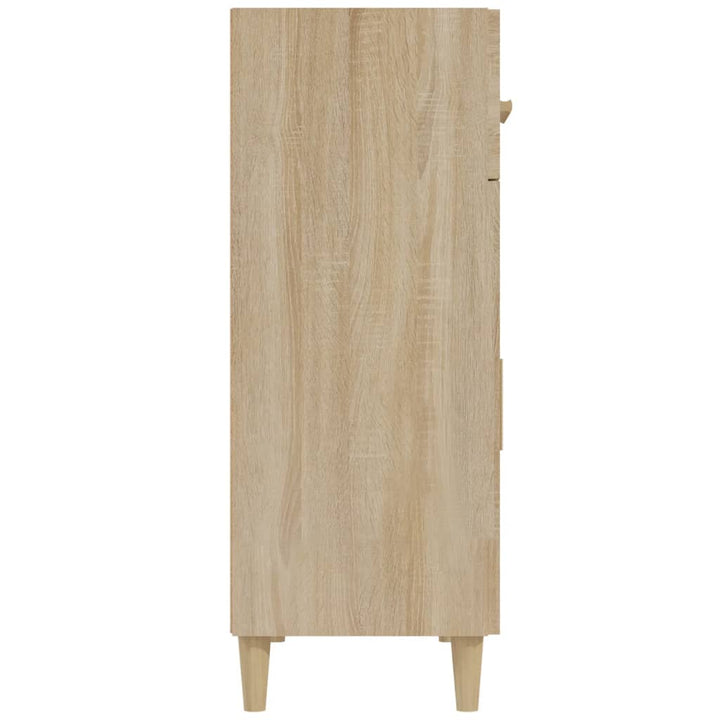 skænk 69,5x34x89 cm konstrueret træ sonoma-eg