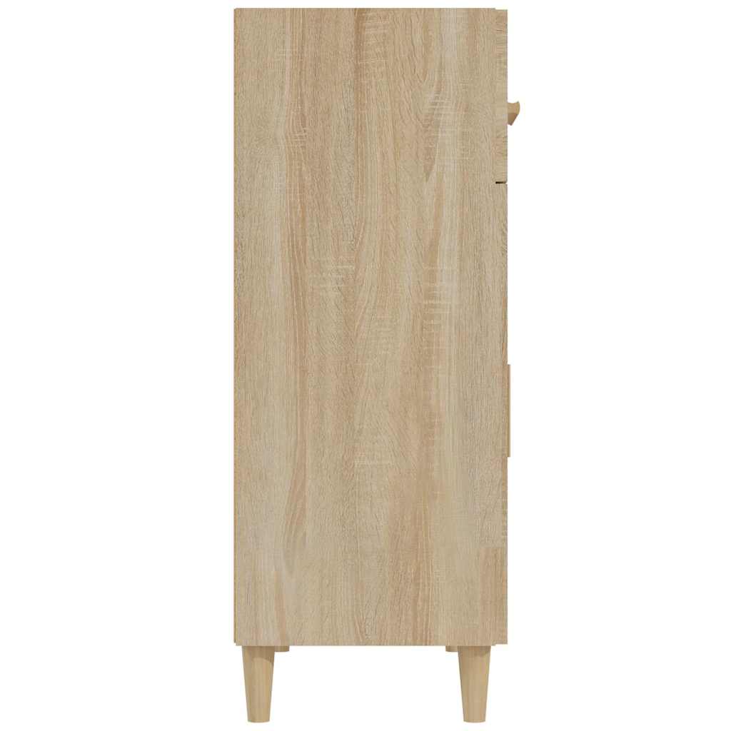 skænk 69,5x34x89 cm konstrueret træ sonoma-eg