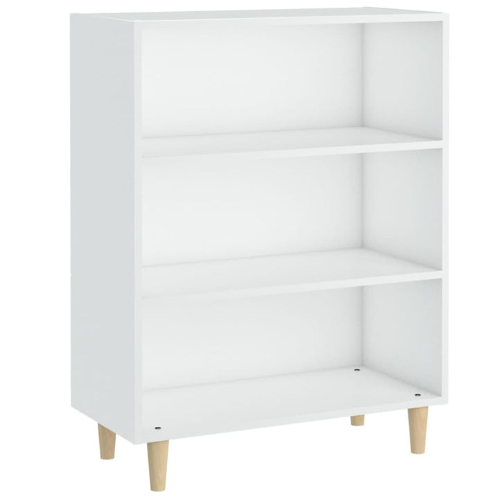 skænk 69,5x32,5x90 cm konstrueret træ hvid