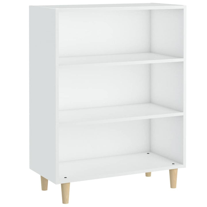 skænk 69,5x32,5x90 cm konstrueret træ hvid