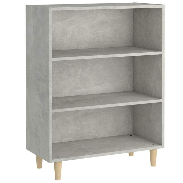skænk 69,5x32,5x90 cm konstrueret træ betongrå