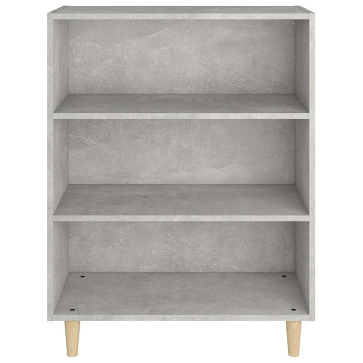 skænk 69,5x32,5x90 cm konstrueret træ betongrå