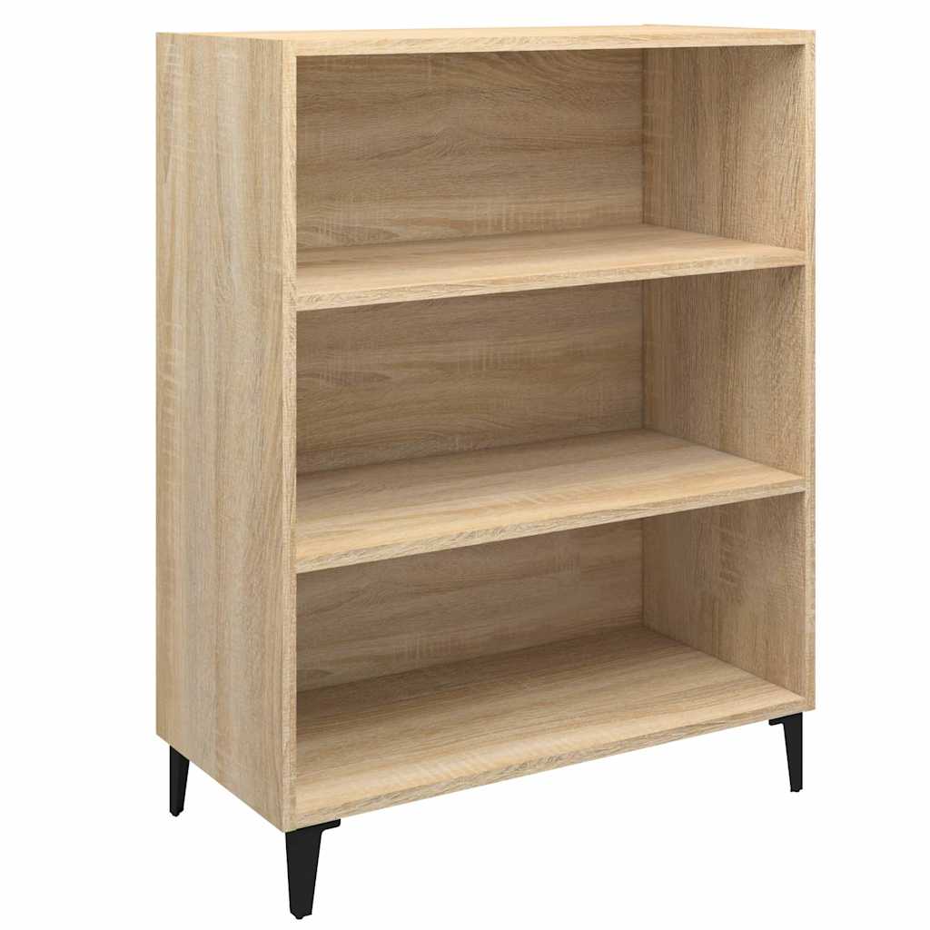 skænk 69,5x32,5x90 cm konstrueret træ sonoma-eg