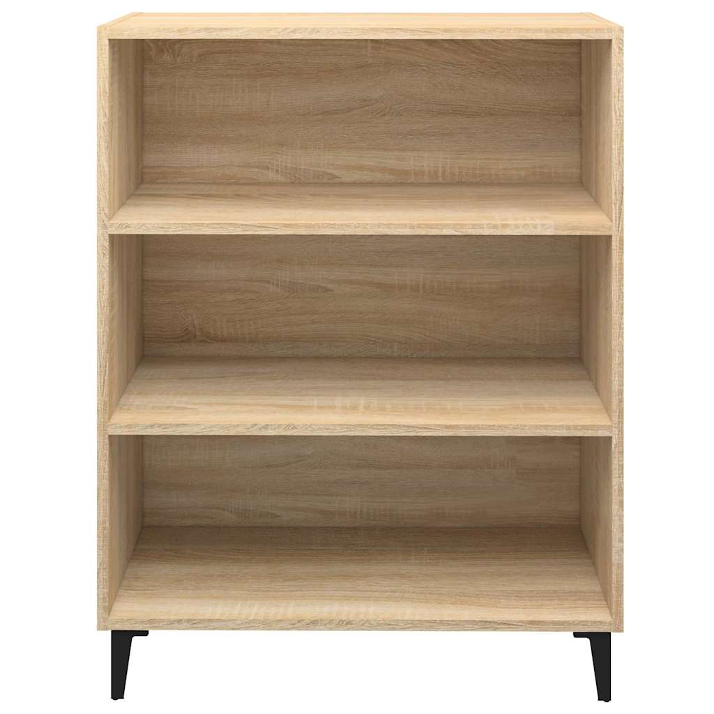 skænk 69,5x32,5x90 cm konstrueret træ sonoma-eg