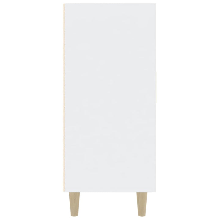 skab 90x34x80 cm konstrueret træ hvid