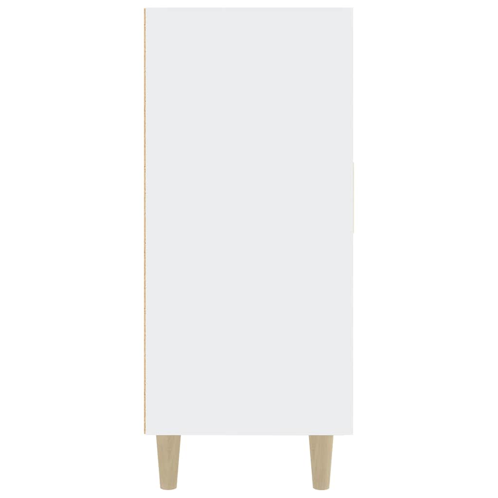 skab 90x34x80 cm konstrueret træ hvid