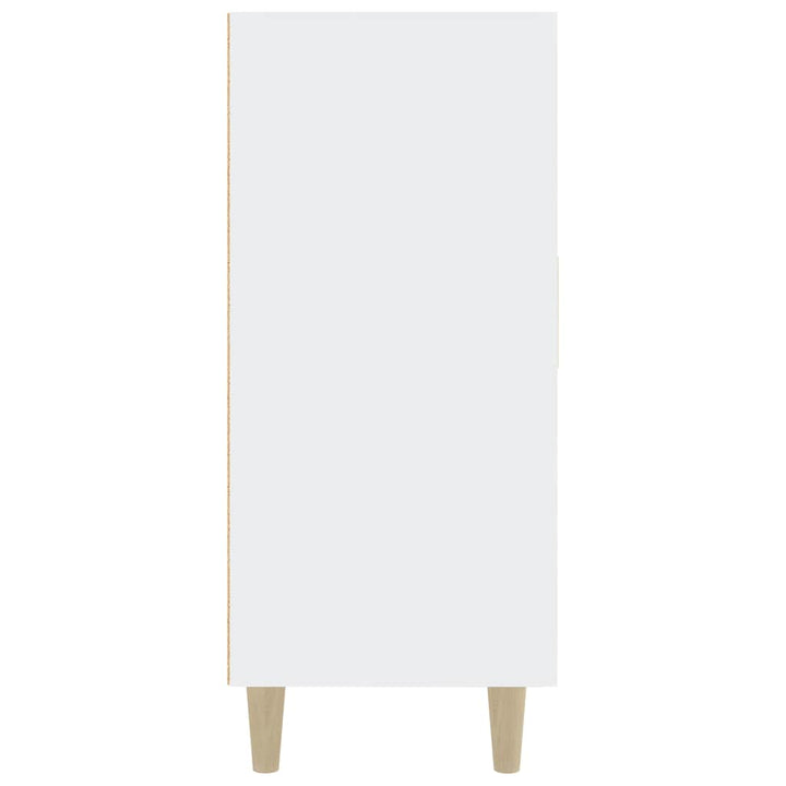 skab 90x34x80 cm konstrueret træ hvid