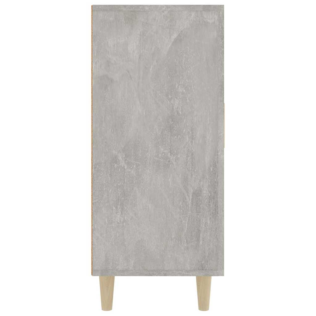 skab 90x34x80 cm konstrueret træ betongrå