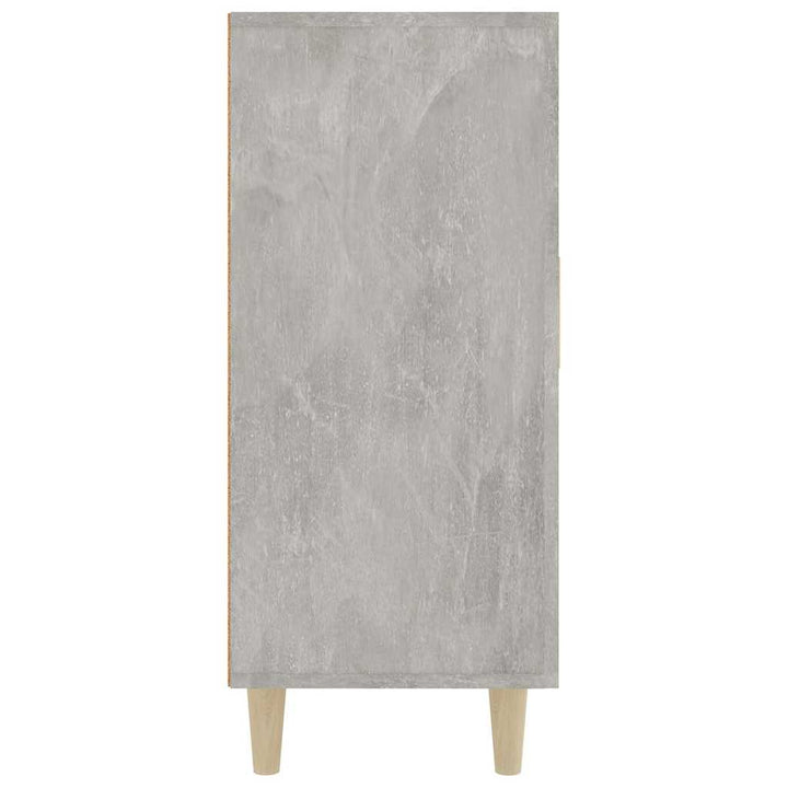 skab 90x34x80 cm konstrueret træ betongrå