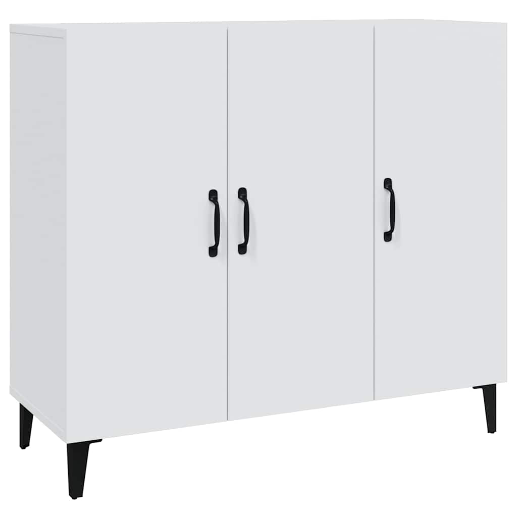 skab 90x34x80 cm konstrueret træ hvid