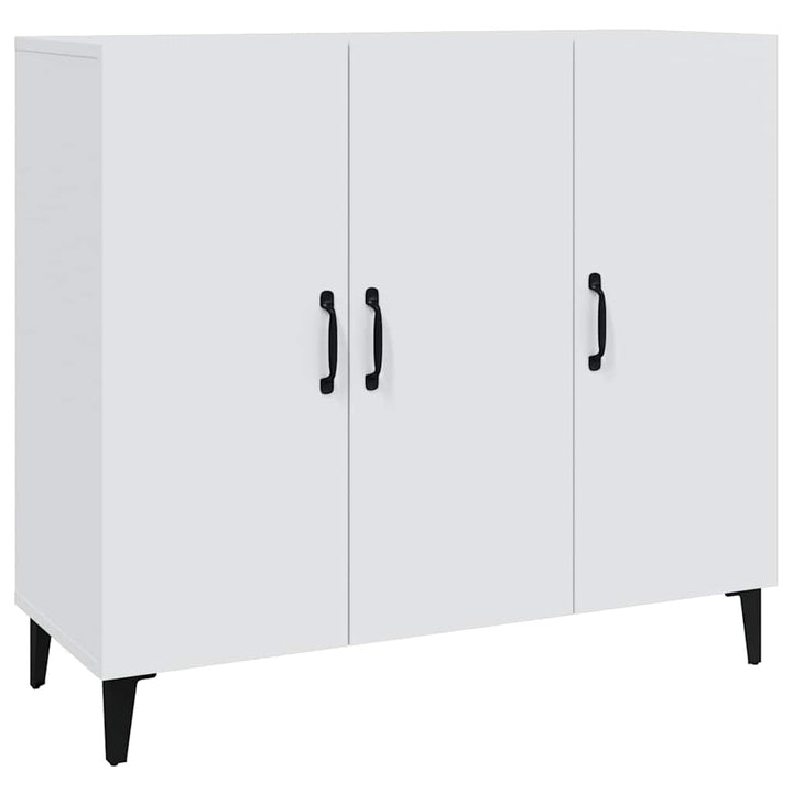 skab 90x34x80 cm konstrueret træ hvid