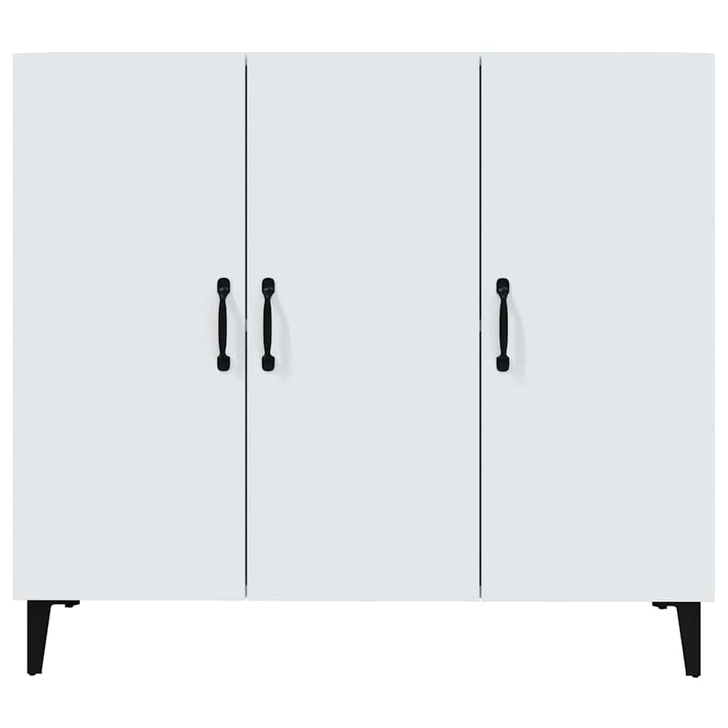 skab 90x34x80 cm konstrueret træ hvid