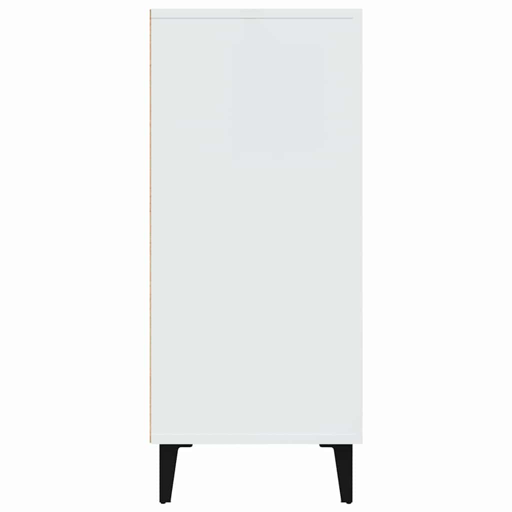 skab 90x34x80 cm konstrueret træ hvid