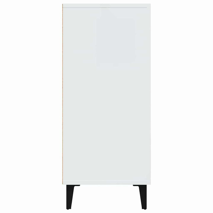 skab 90x34x80 cm konstrueret træ hvid