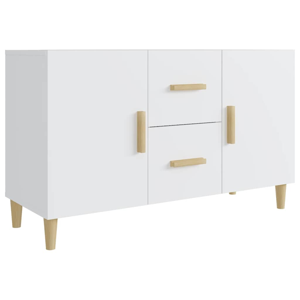 skænk 100x36x60 cm konstrueret træ hvid