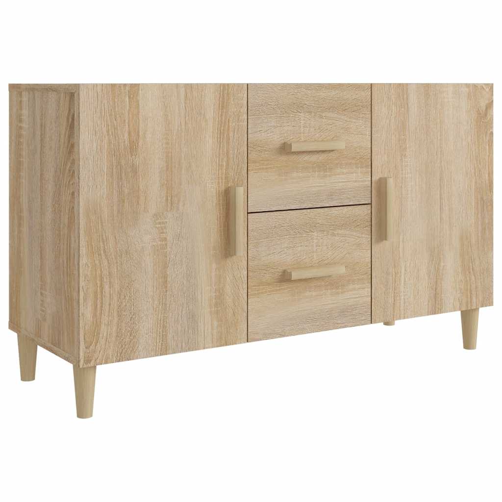 skænk 100x36x60 cm konstrueret træ sonoma-eg