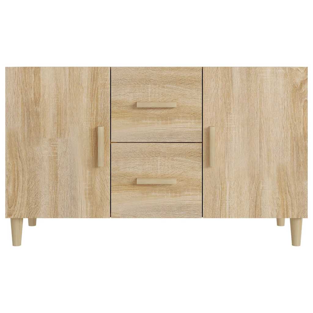 skænk 100x36x60 cm konstrueret træ sonoma-eg