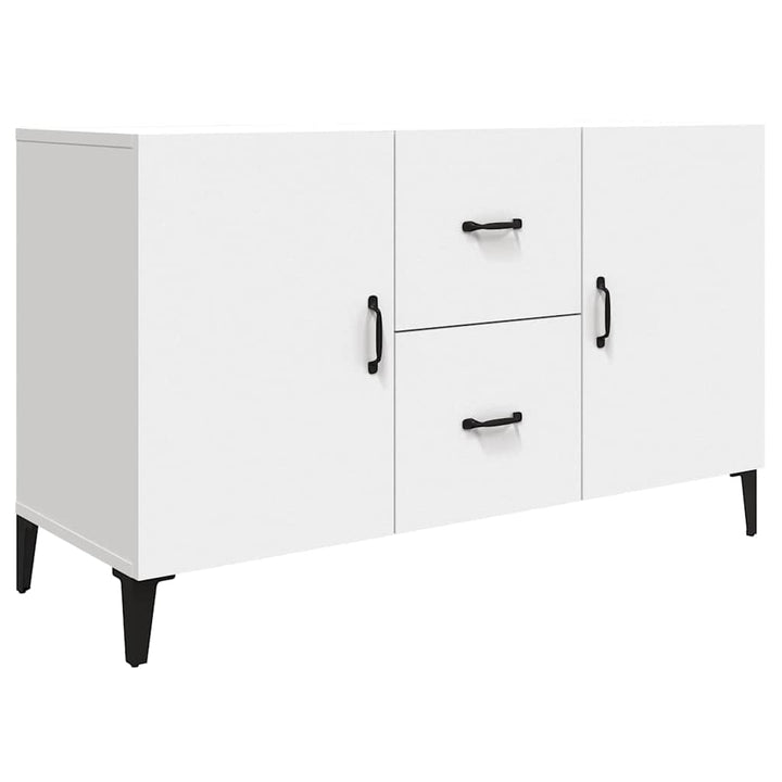 skænk 100x36x60 cm konstrueret træ hvid