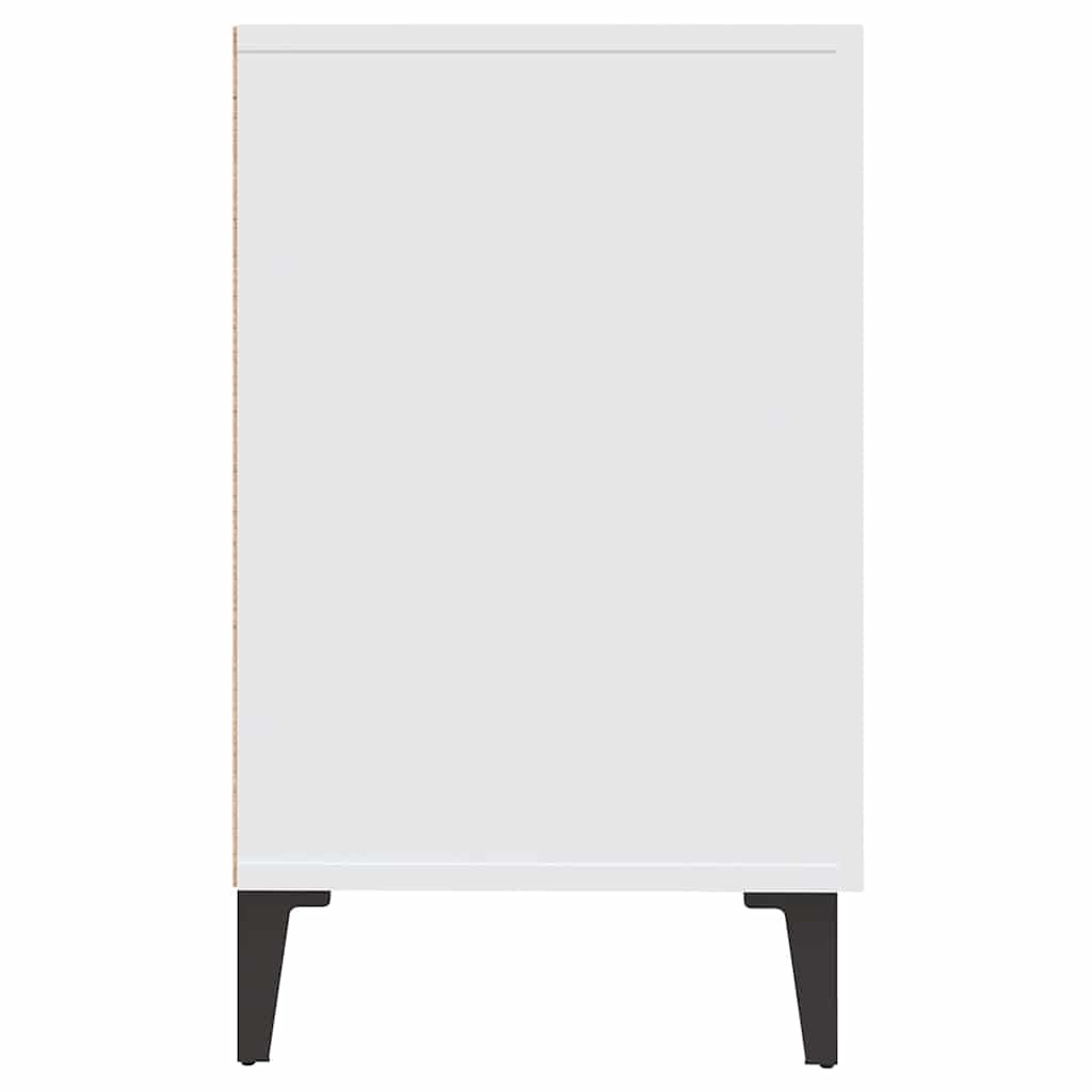 skænk 100x36x60 cm konstrueret træ hvid