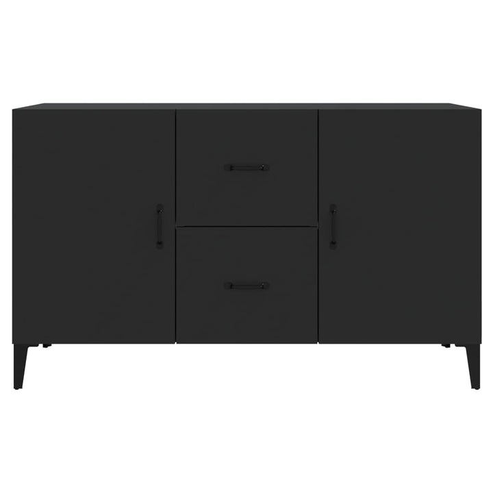 skænk 100x36x60 cm konstrueret træ sort