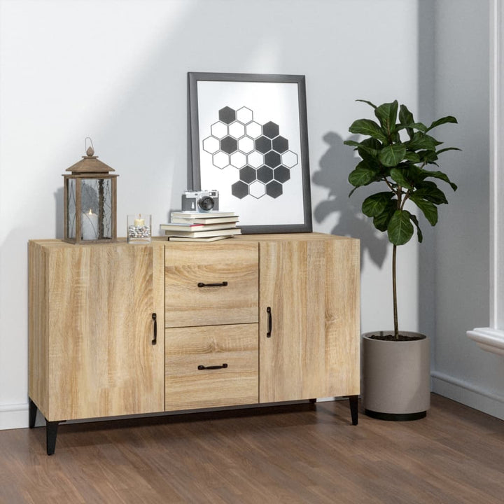 skænk 100x36x60 cm konstrueret træ sonoma-eg
