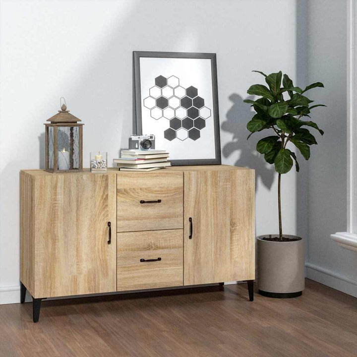 skænk 100x36x60 cm konstrueret træ sonoma-eg