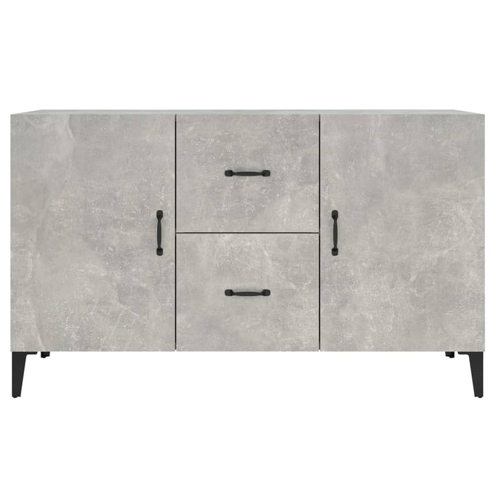 skænk 100x36x60 cm konstrueret træ betongrå