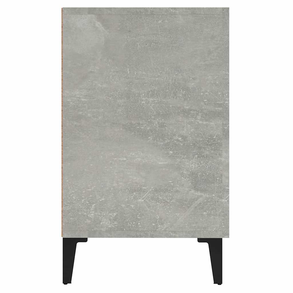 skænk 100x36x60 cm konstrueret træ betongrå