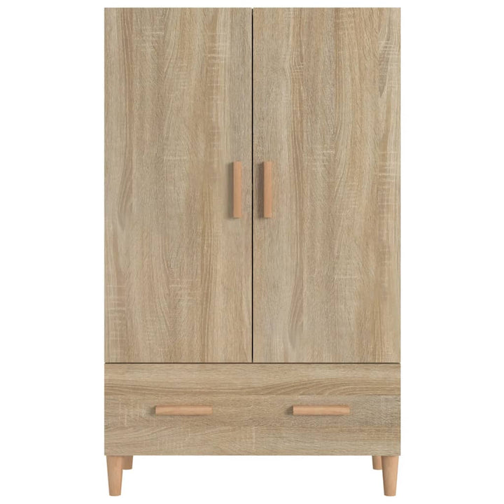 skab 70x31x115 cm konstrueret træ sonoma-eg