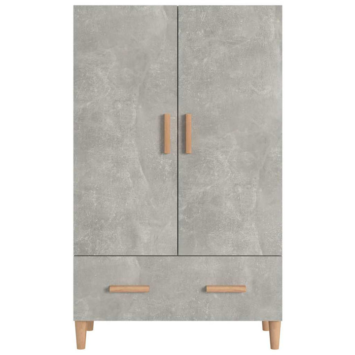 skab 70x31x115 cm konstrueret træ betongrå