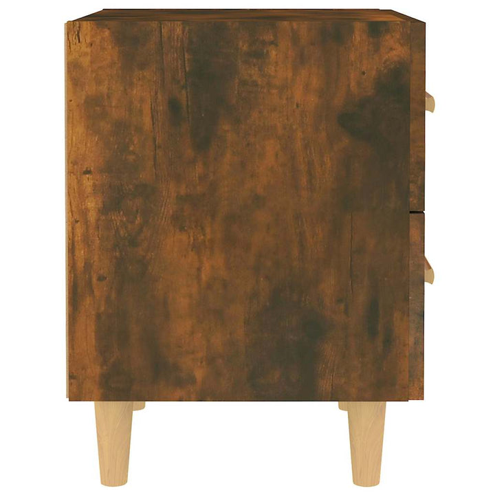 sengeborde 40x35x47,5 cm 2 stk. røget egetræsfarve