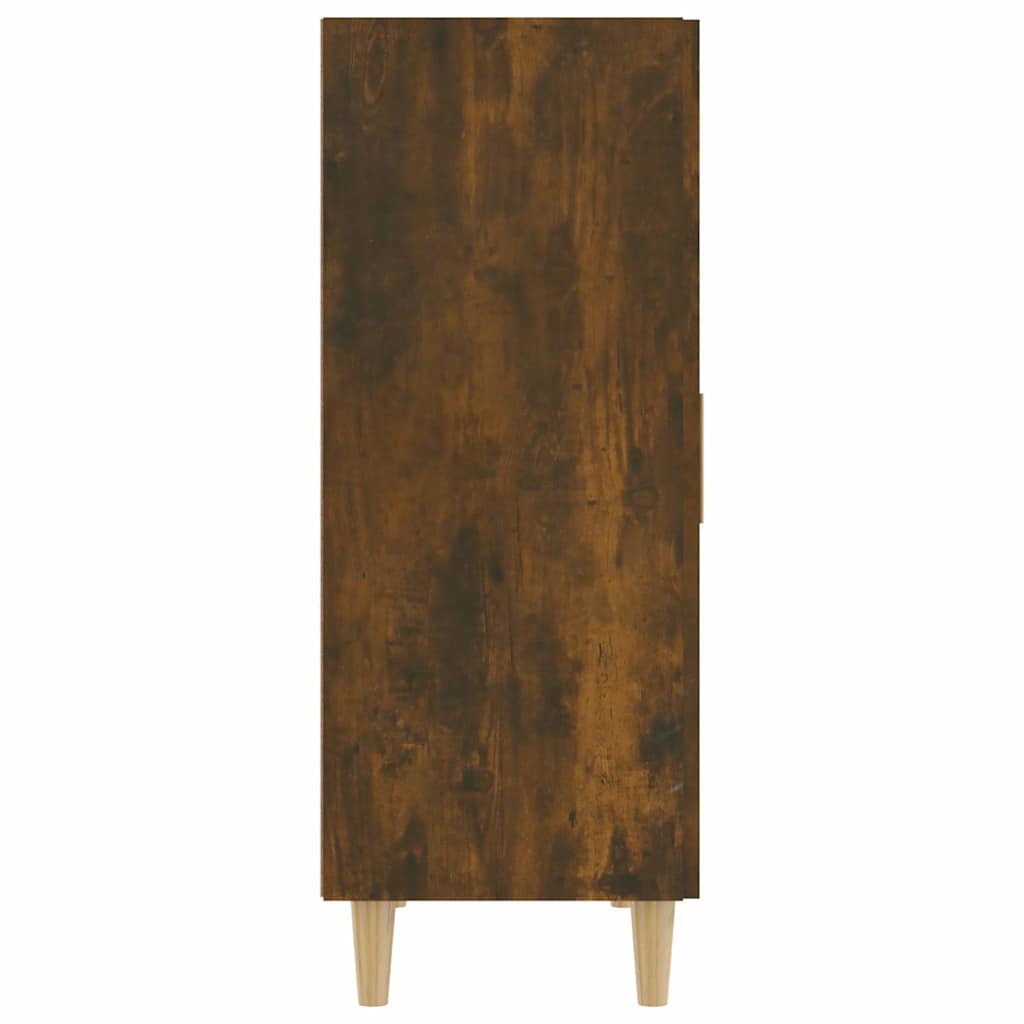 skænk 70x34x90 cm konstrueret træ røget egetræsfarve
