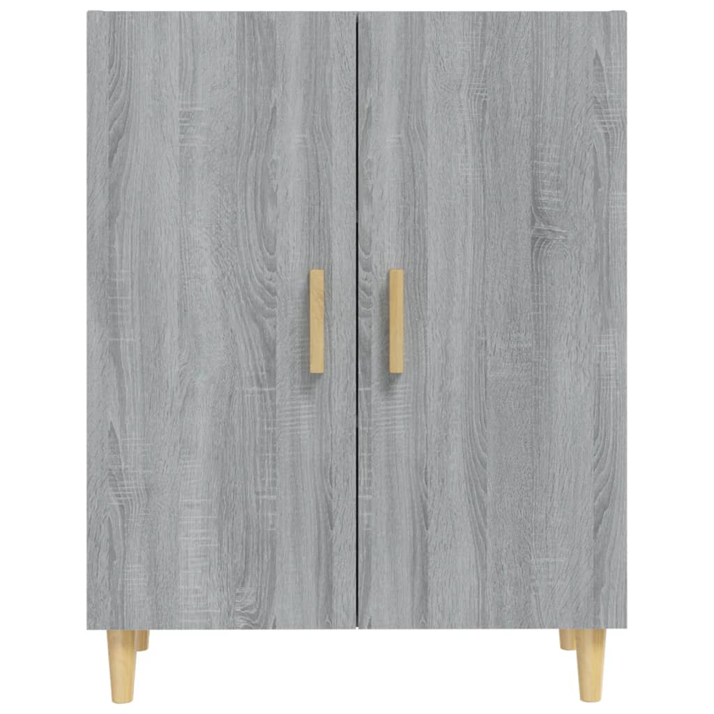 skænk 70x34x90 cm konstrueret træ grå sonoma-eg