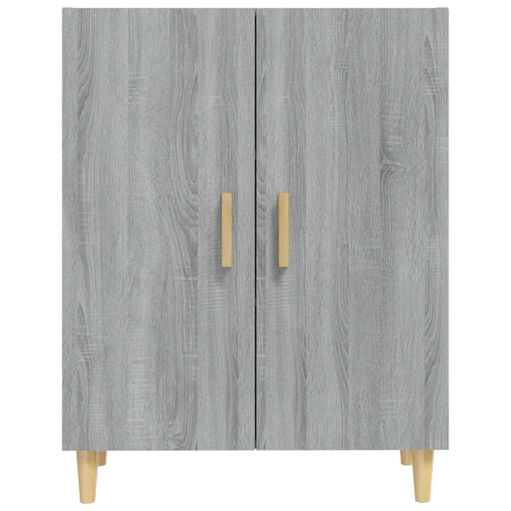 skænk 70x34x90 cm konstrueret træ grå sonoma-eg