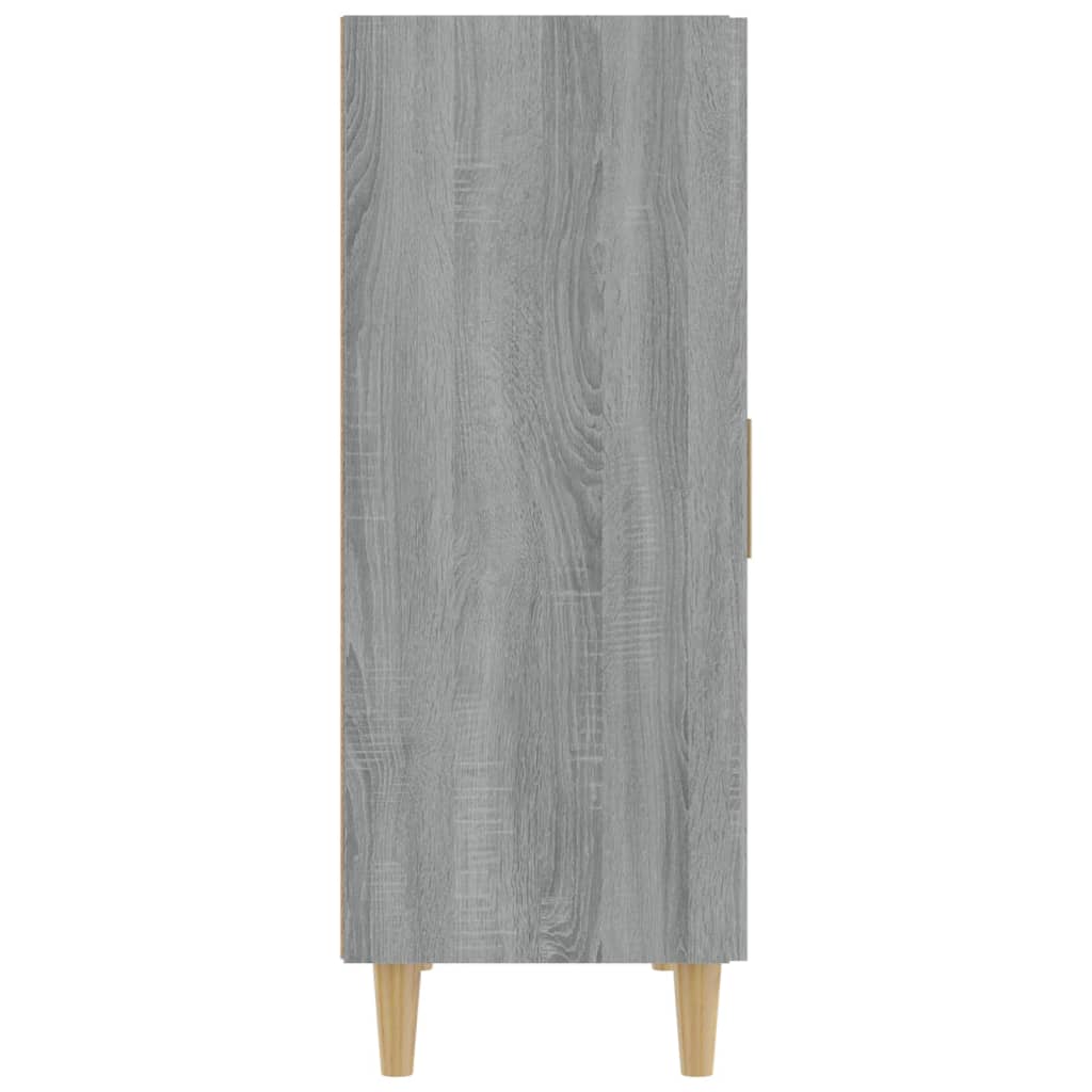 skænk 70x34x90 cm konstrueret træ grå sonoma-eg