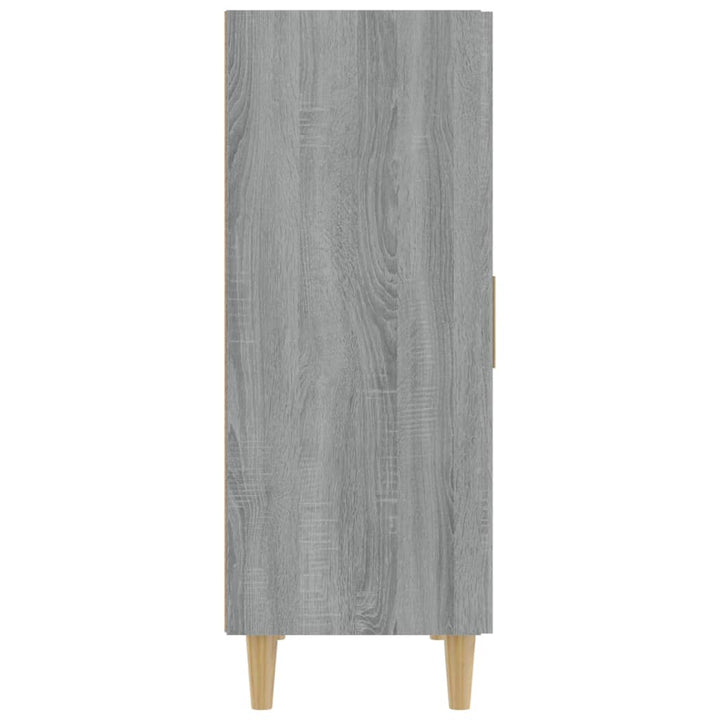 skænk 70x34x90 cm konstrueret træ grå sonoma-eg
